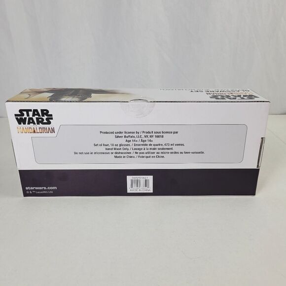 Star Wars The Mandalorian Glassware Set - Picture 3 of 9
